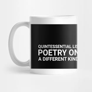 Quintessential Listening: Poetry Online Radio Mug